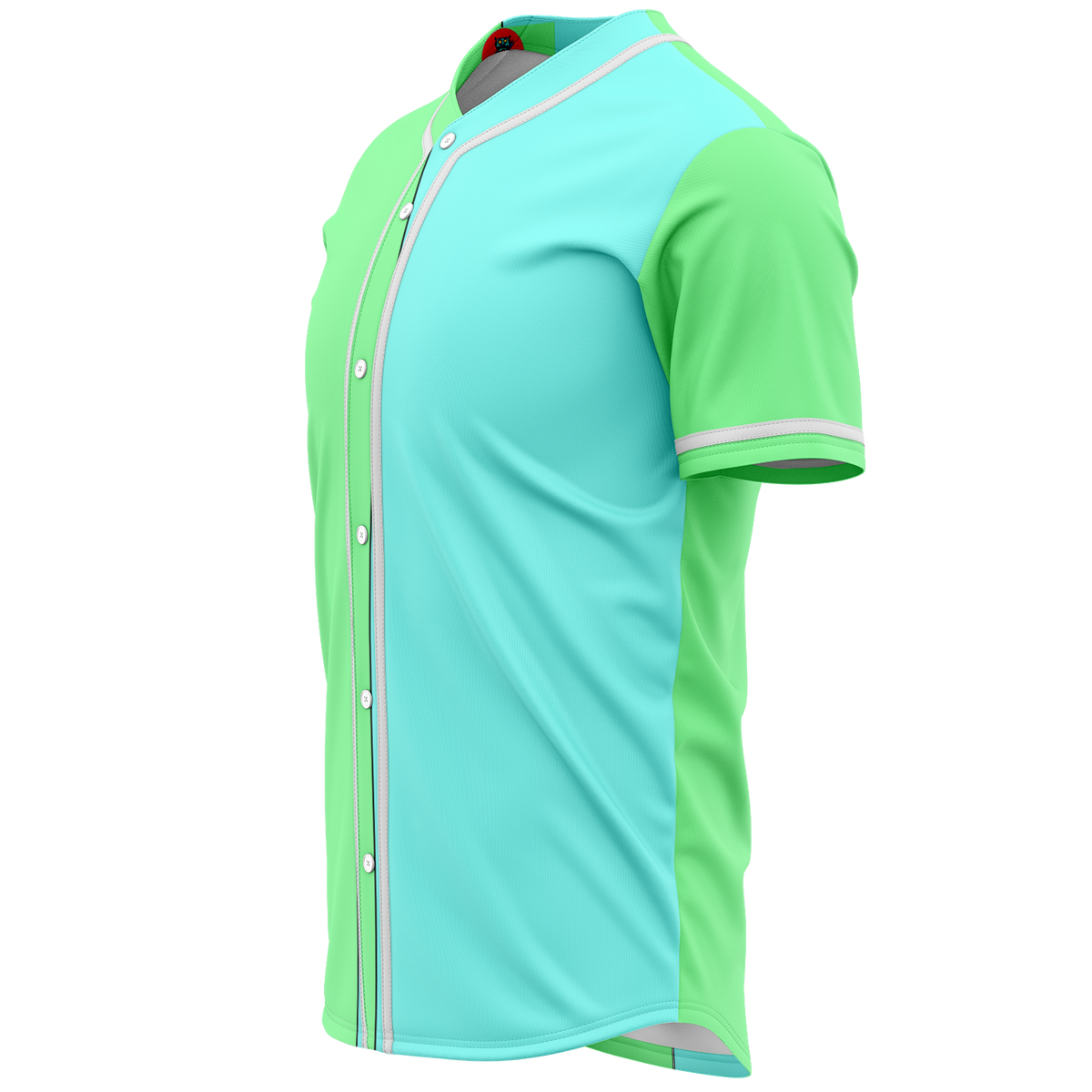 Jersey fendu art déco citron vert