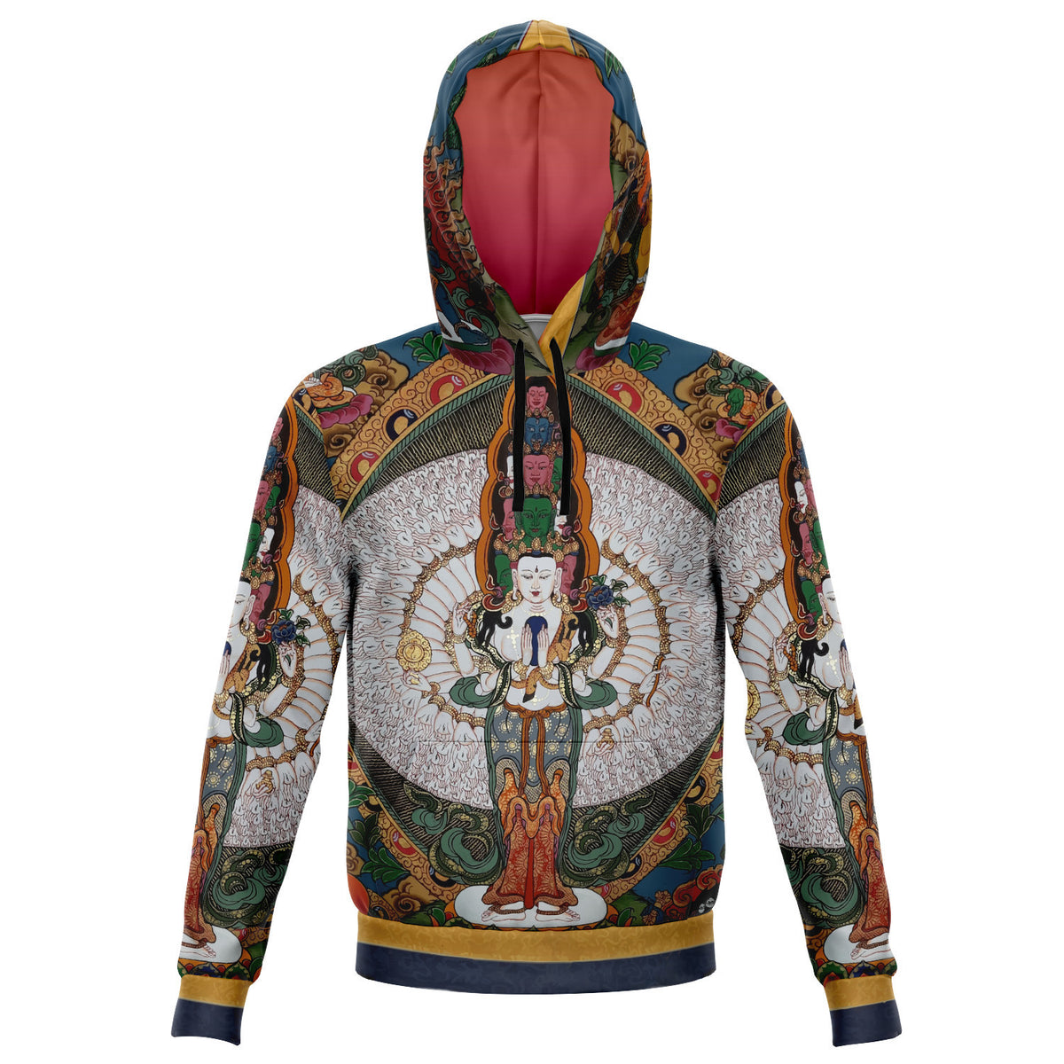 Buddha Pullover Hoodie - Tibetan Thangka