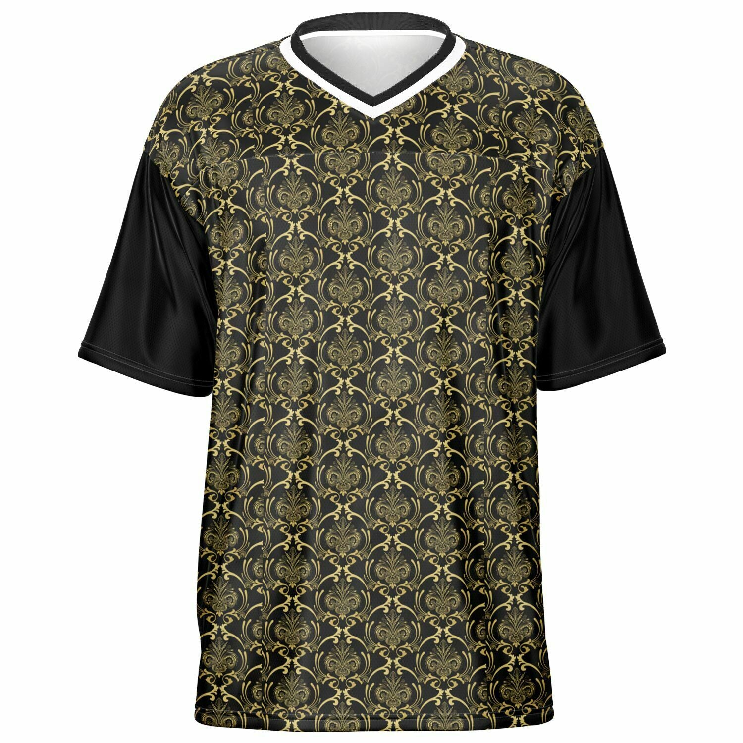 Fußballtrikot - Jugendstil Schwarz und Gold 