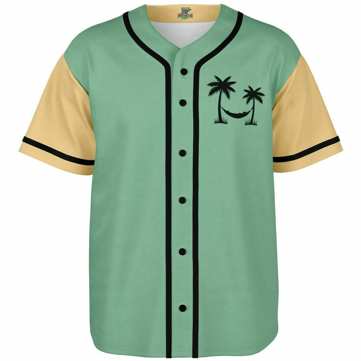 Baseball Jersey 50s Tropic, Retro Baseball Jersey