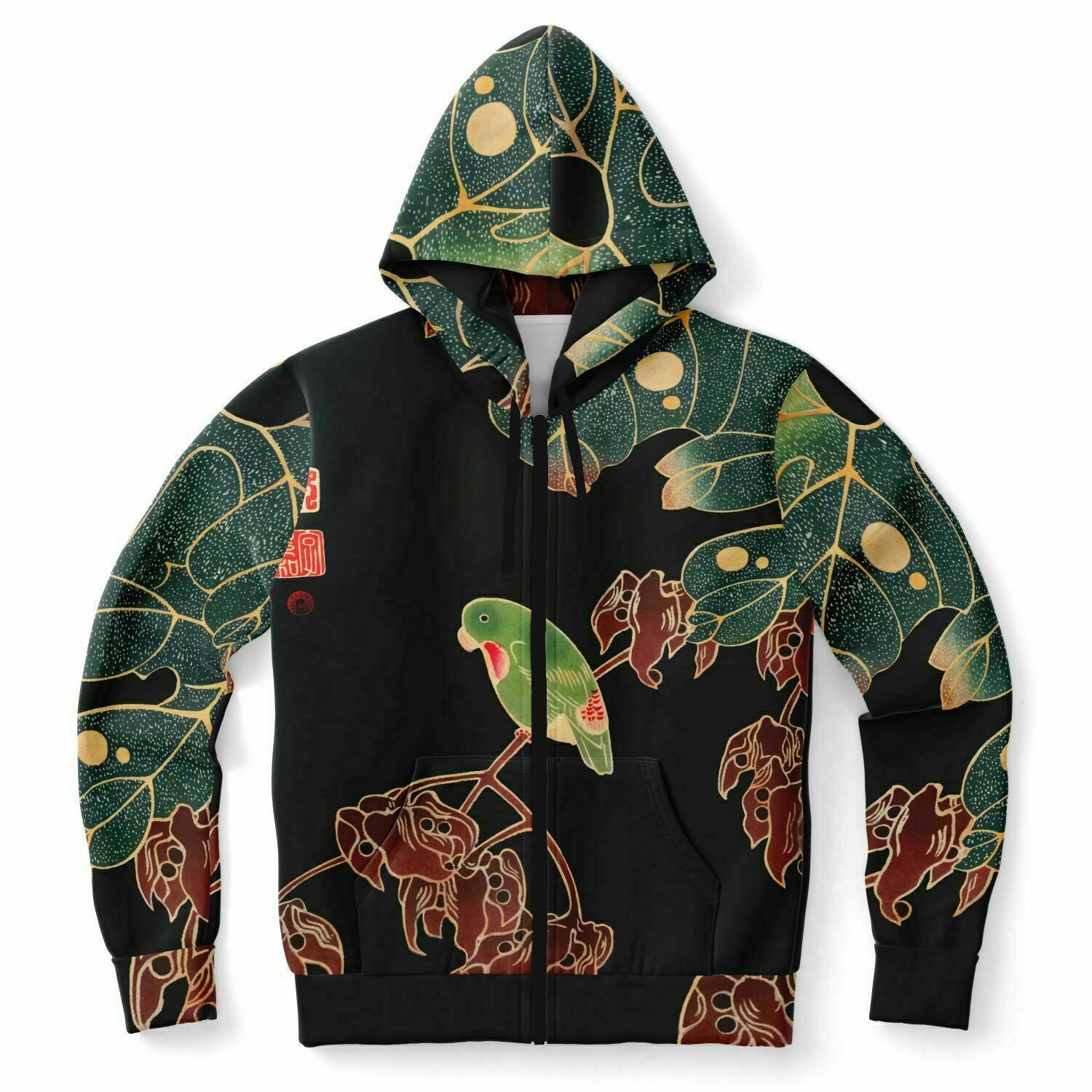 Vintage Japanese Art Athletic Hoodie for men or women