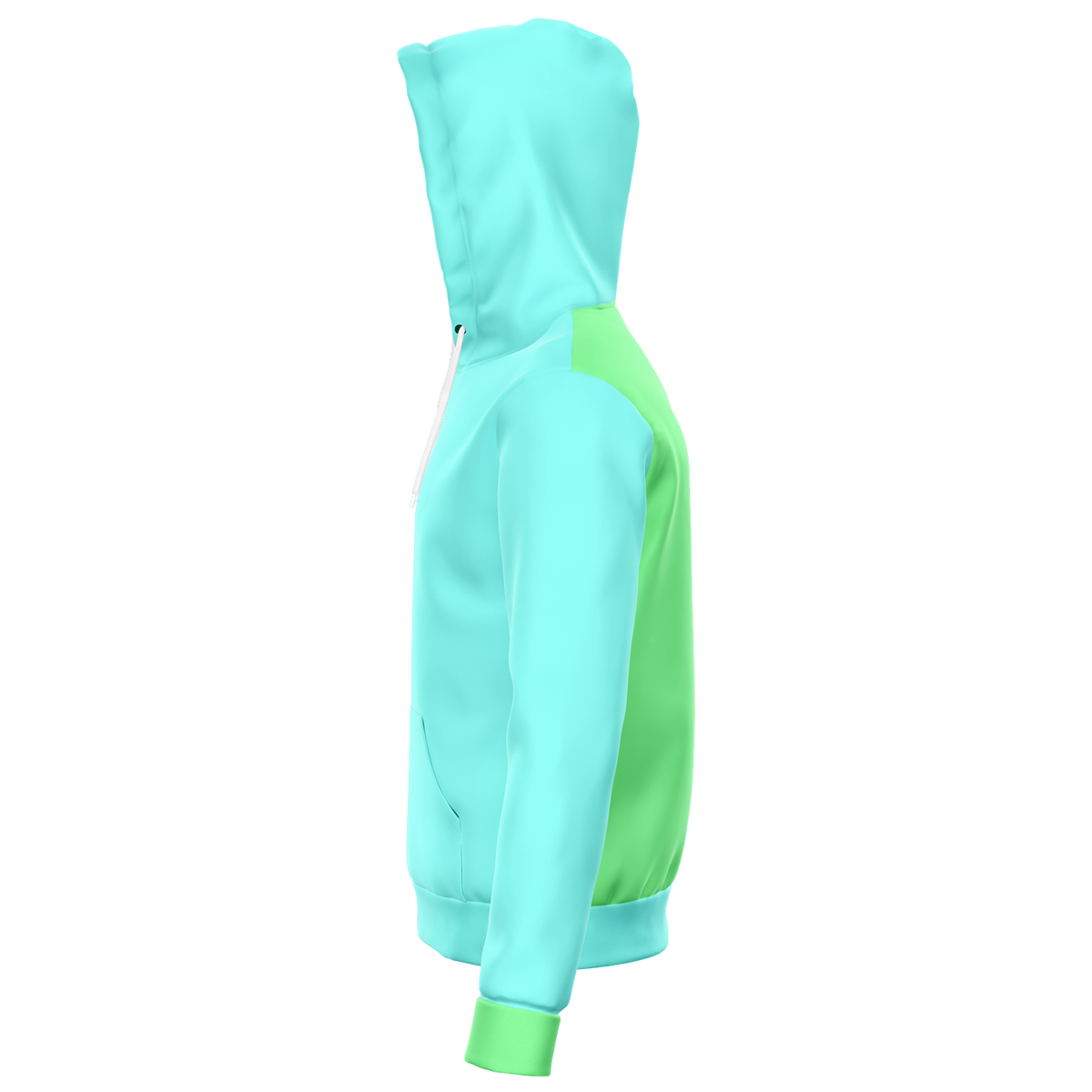 Lime Split Hoodie