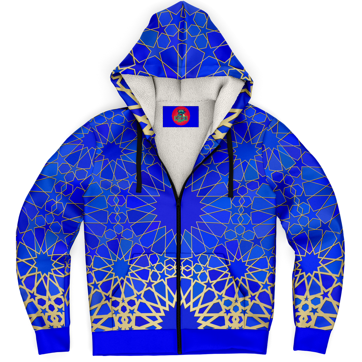 Microfleece Arabian Blue Hoodie