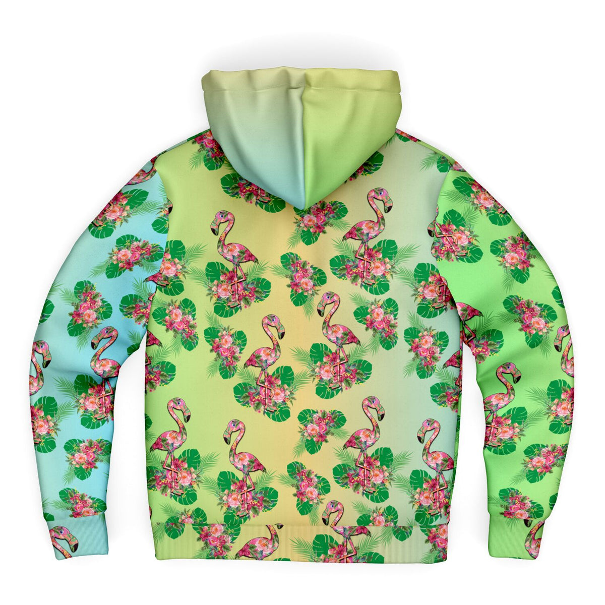 Microfleece Zip hoodie 90s Flamingo