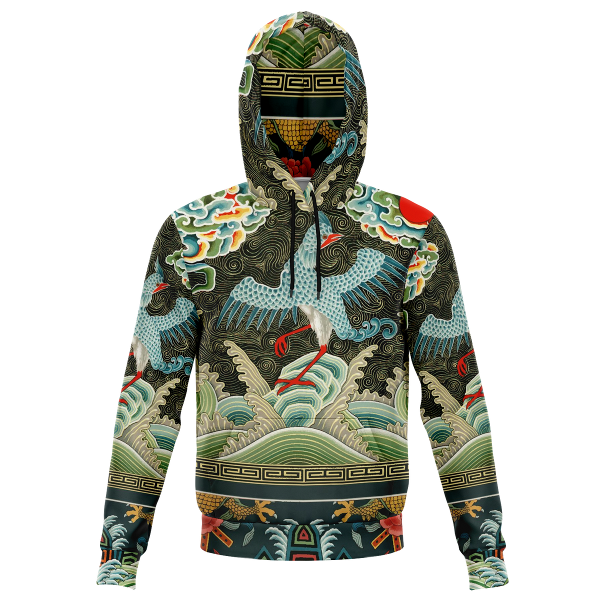 Chinese Crane Hoodie