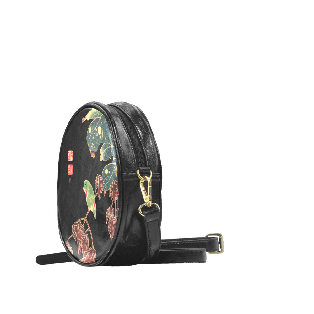 Round Sling Bag The Paroquet Round Sling Bag