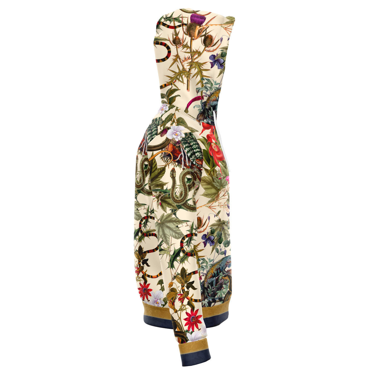 Baroque Lizard Zip Hoodie