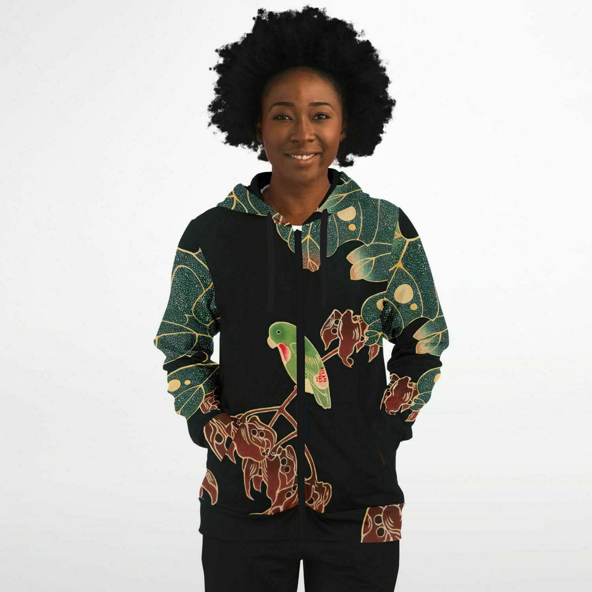 Vintage Japanese Art Athletic Hoodie for men or women