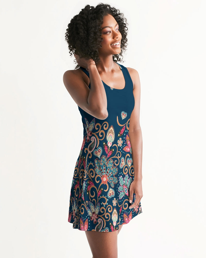 Art Deco Paisley Women&#39;s Racerback Dress