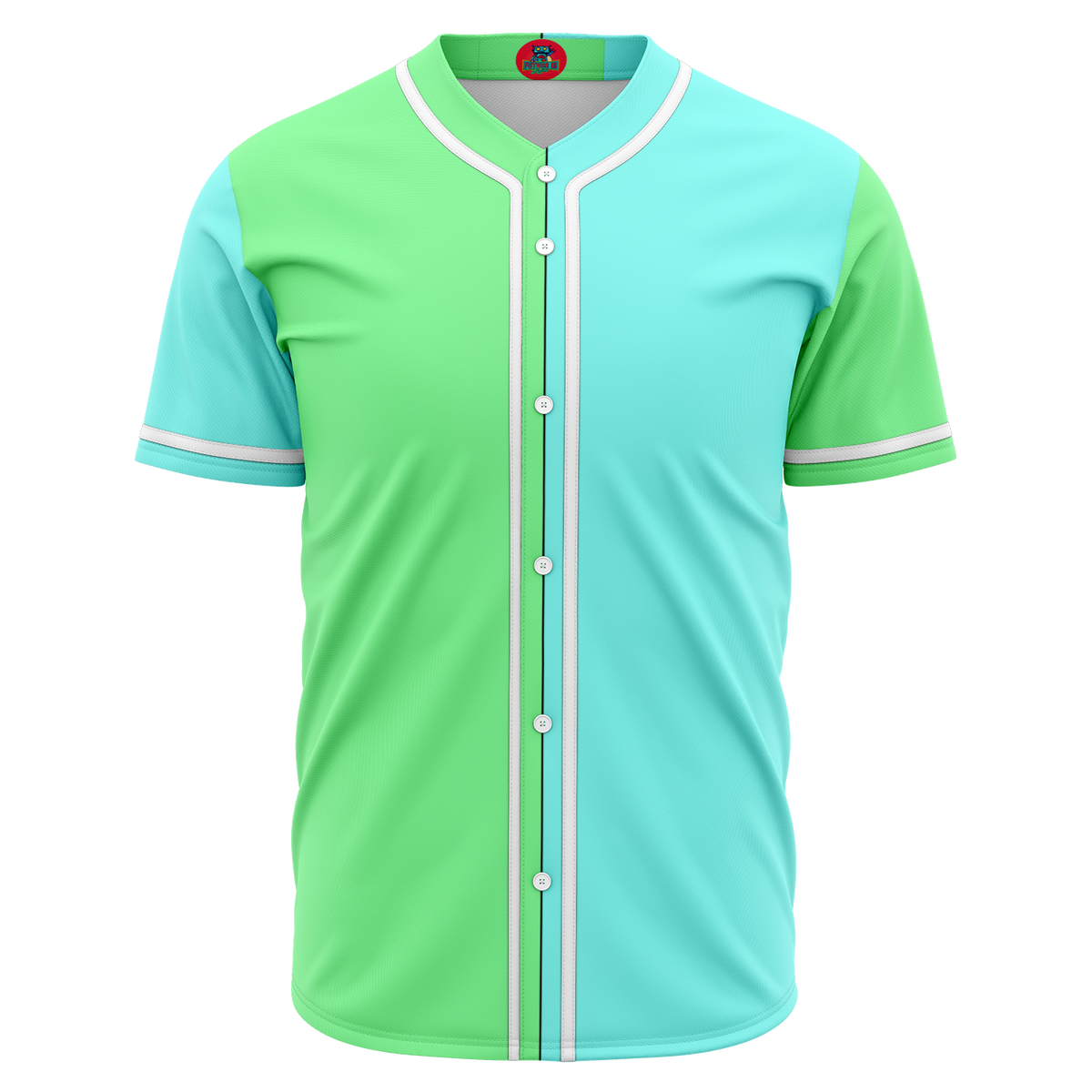 Jersey fendu art déco citron vert