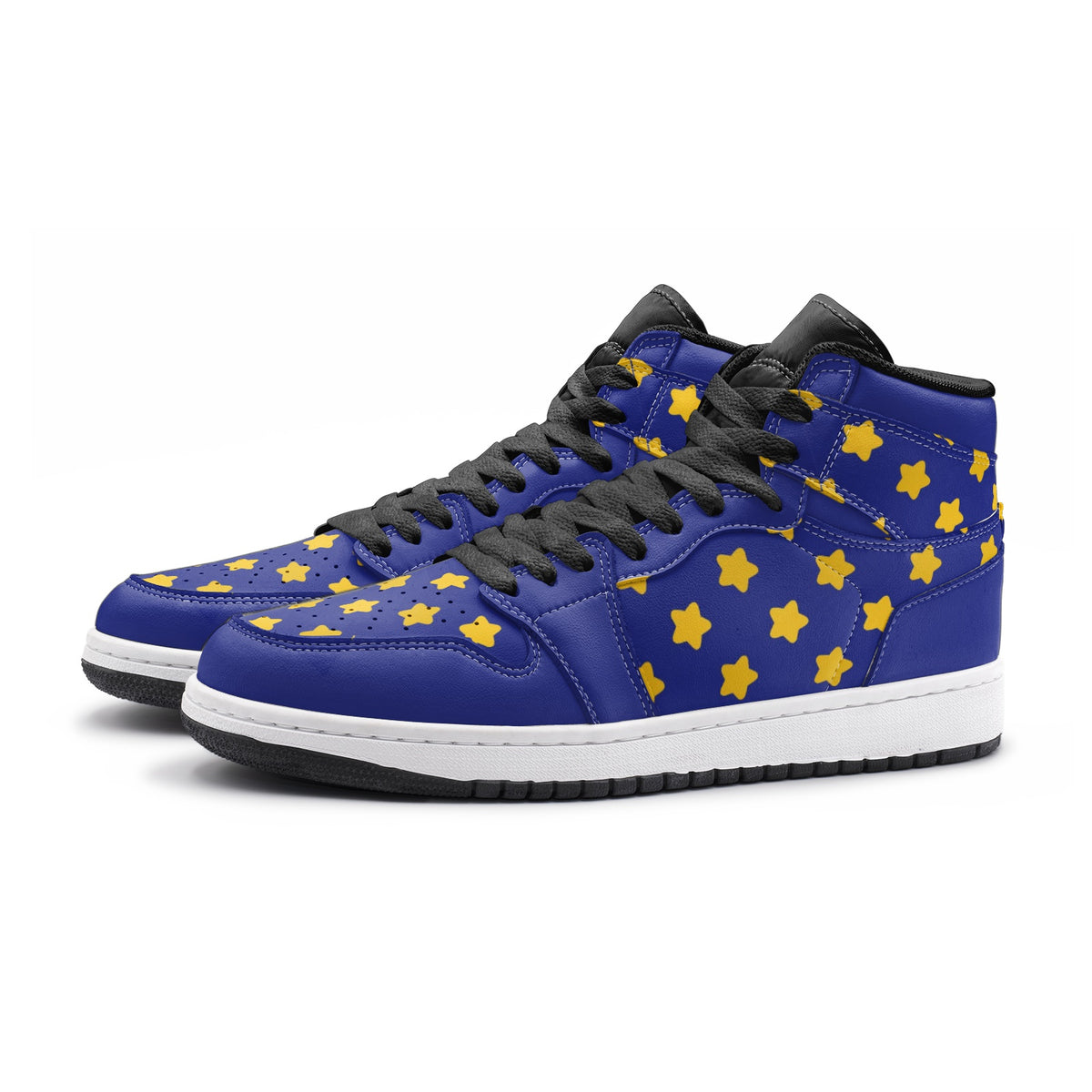 Retro Vegan Hi Tops - Golden Star