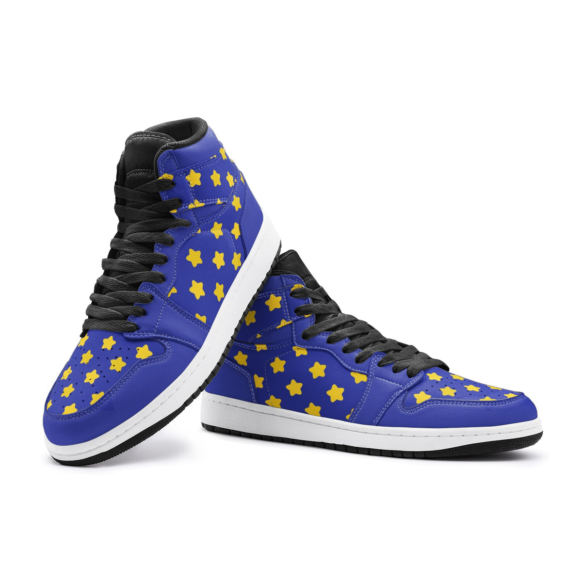 Retro Vegan Hi Tops - Golden Star