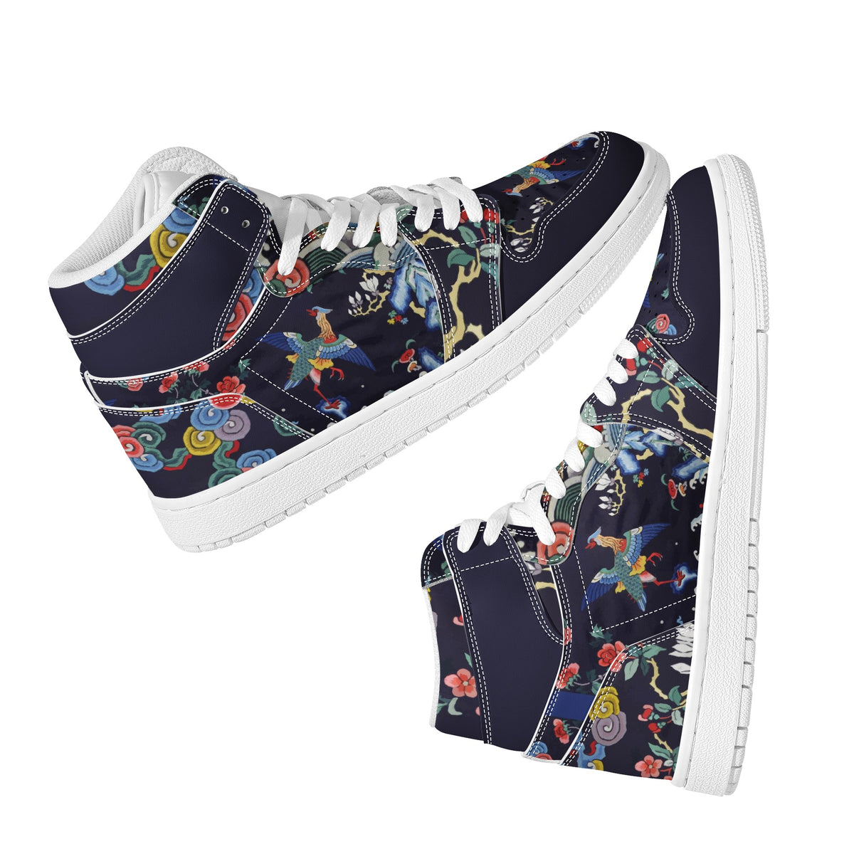 Chaussures montantes en cuir de grue chinois (Collection du musée)