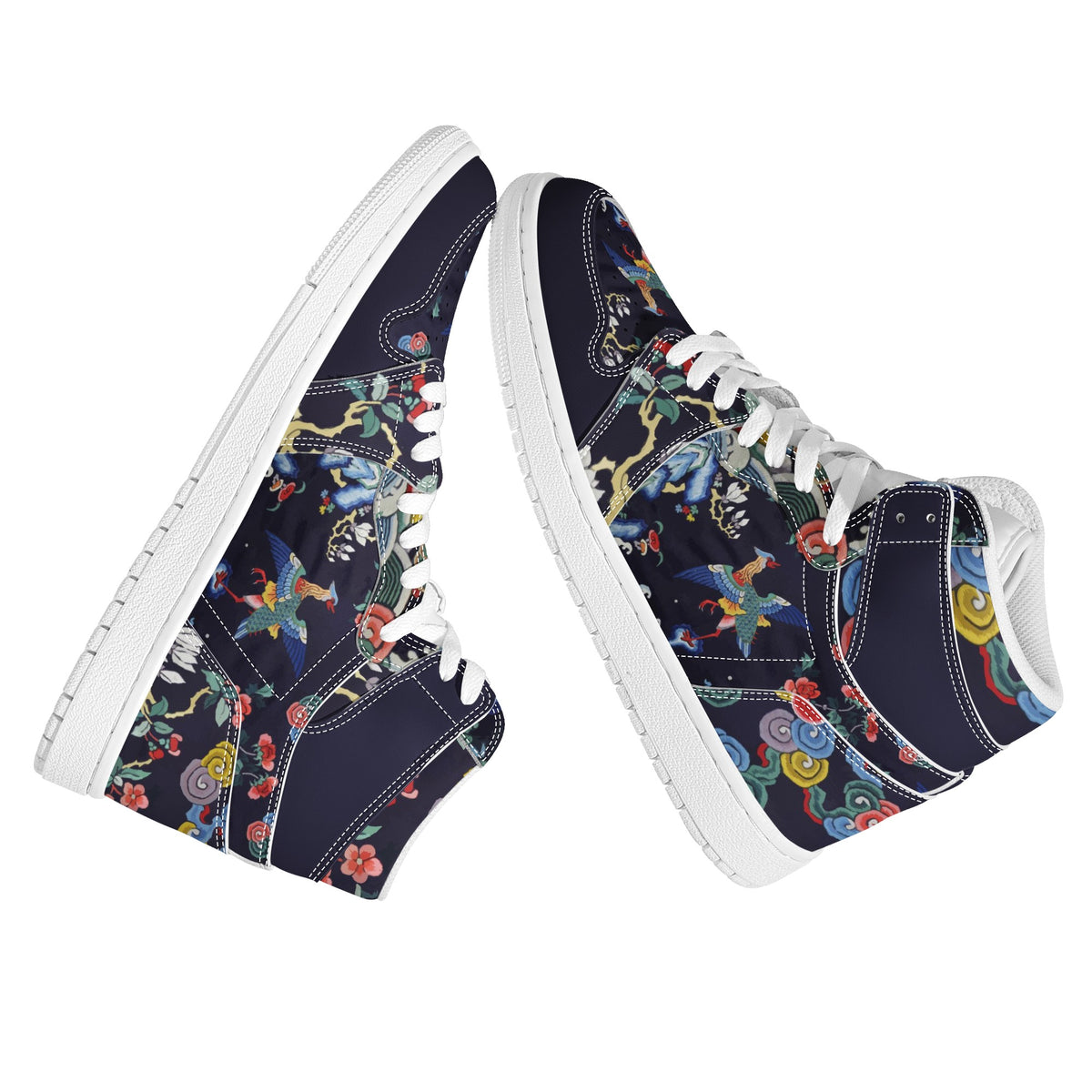 Chaussures montantes en cuir de grue chinois (Collection du musée)