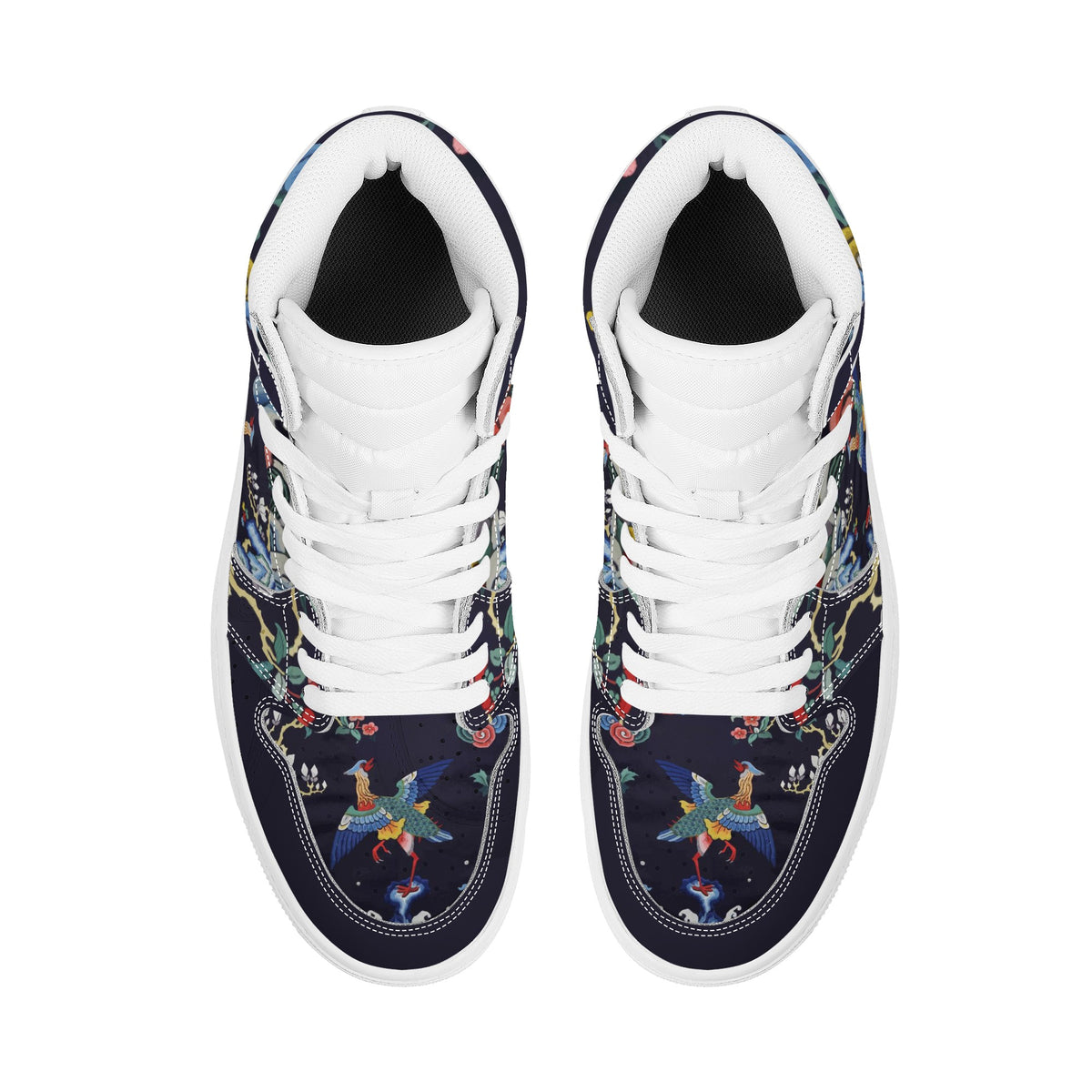 Chaussures montantes en cuir de grue chinois (Collection du musée)