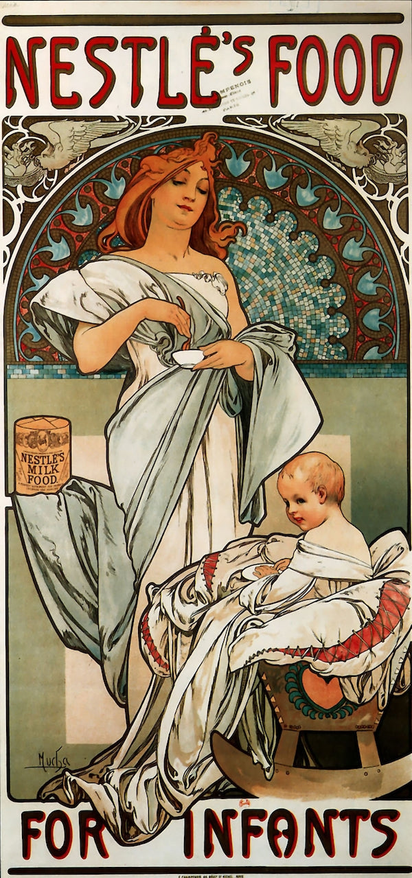 Nestlé par Alphonse Mucha
