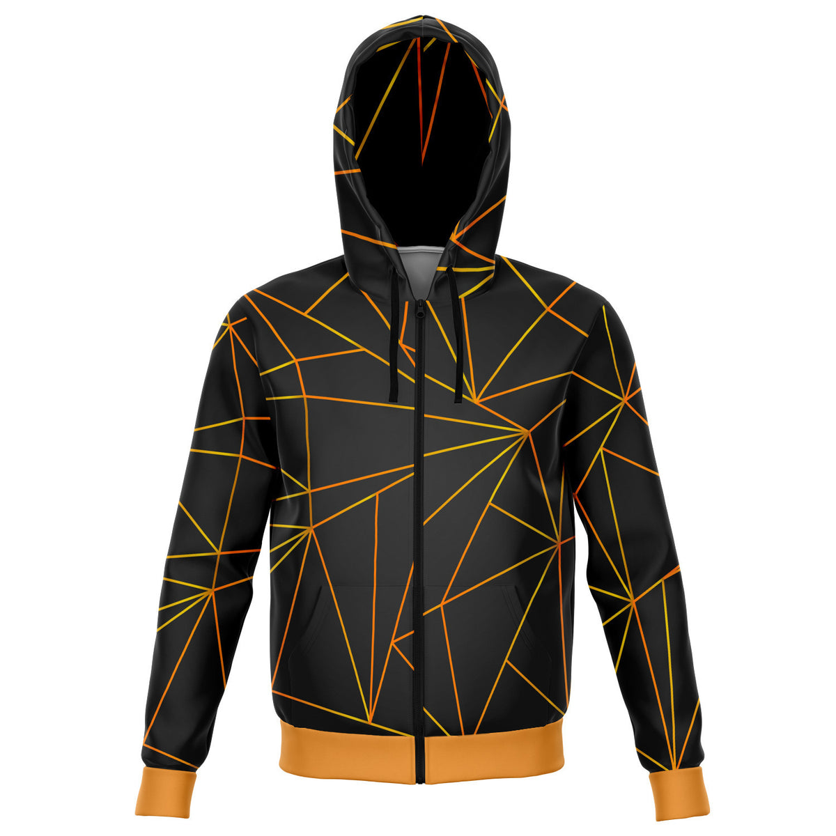 Gold Geometry Hoodie