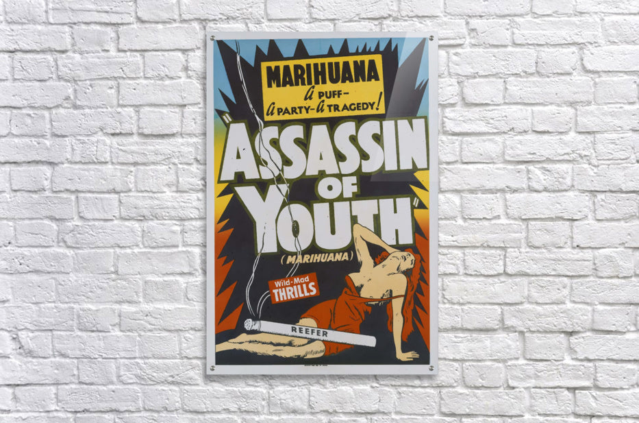 Attentäter der Jugend Vintage Anti-Drogen-Propaganda