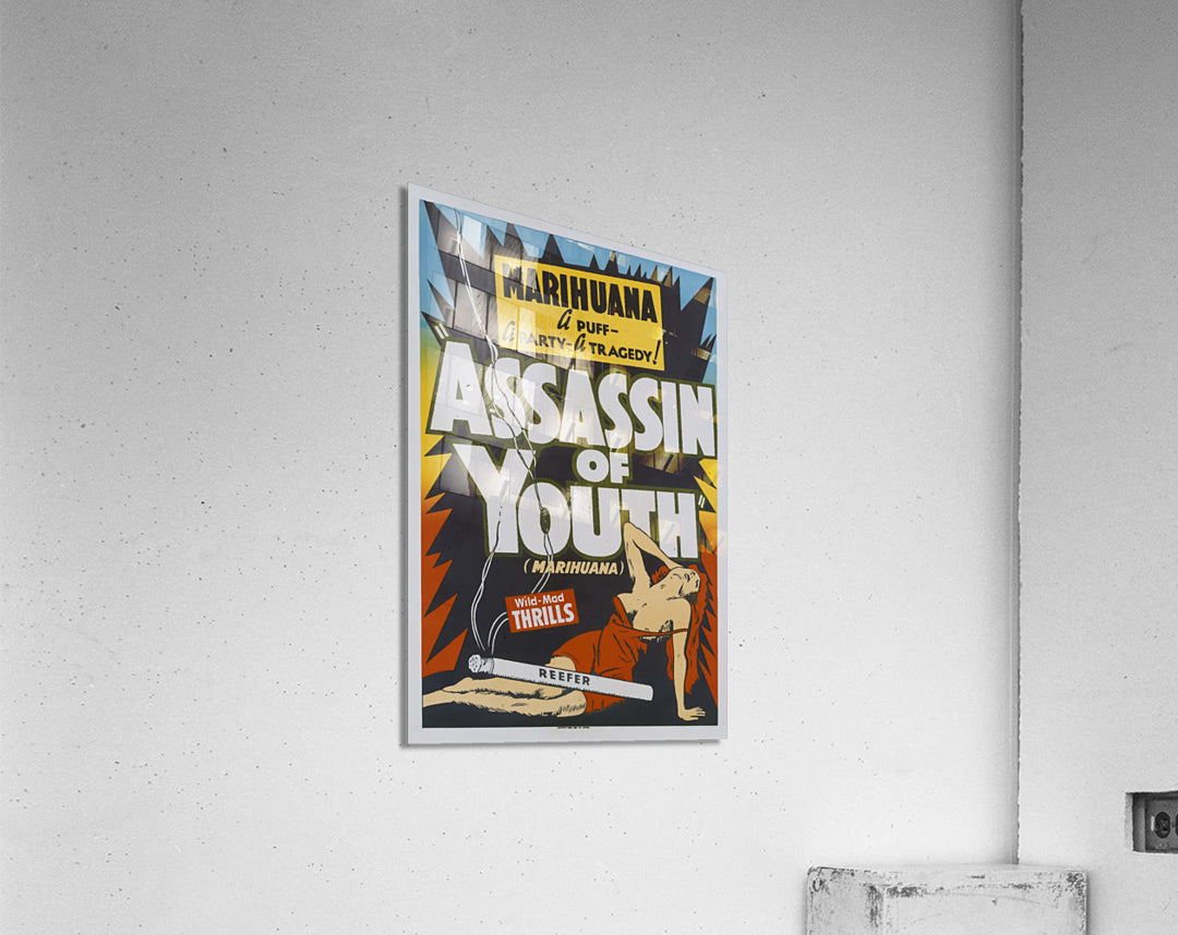 Attentäter der Jugend Vintage Anti-Drogen-Propaganda