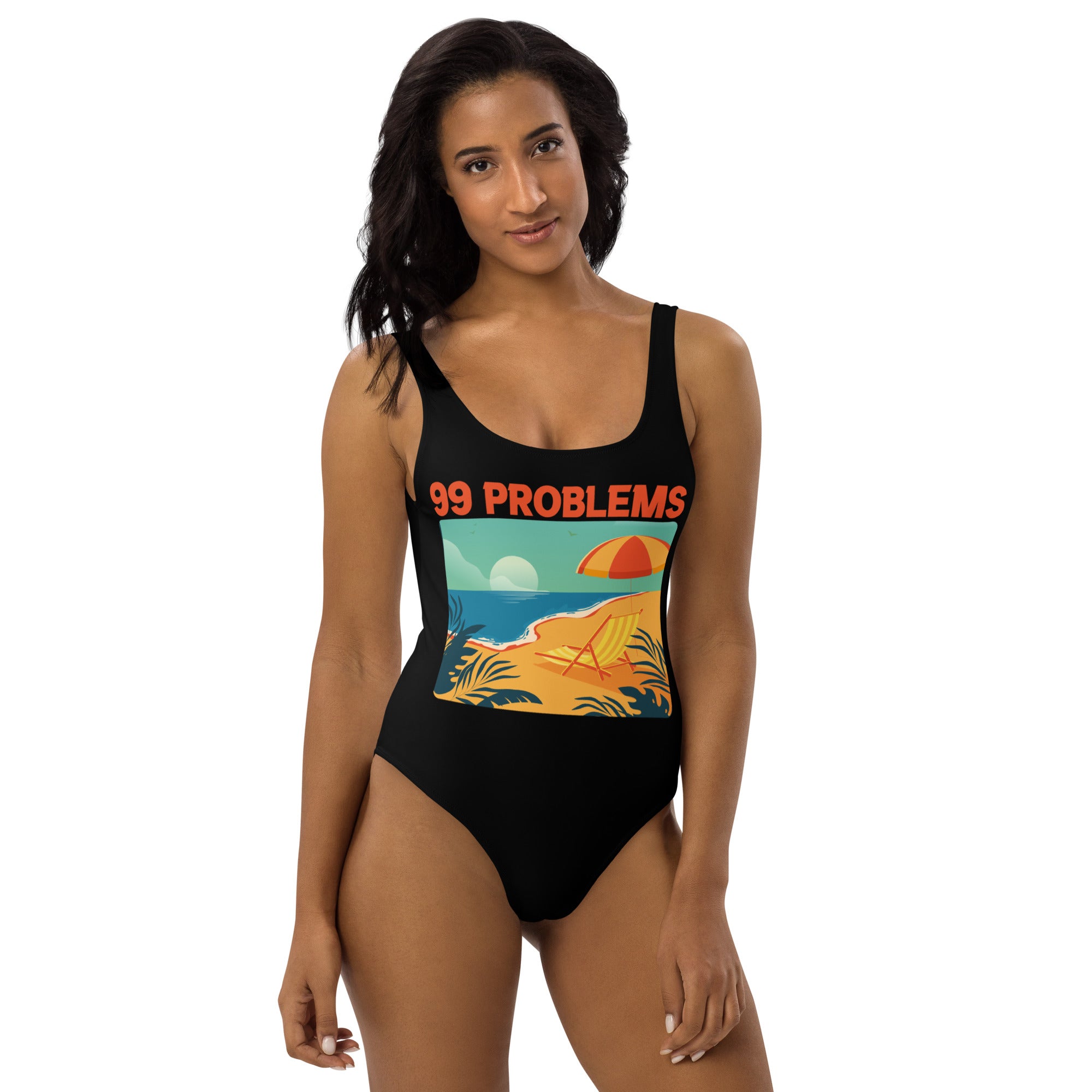 One-Piece Swimsuit Hip Hop