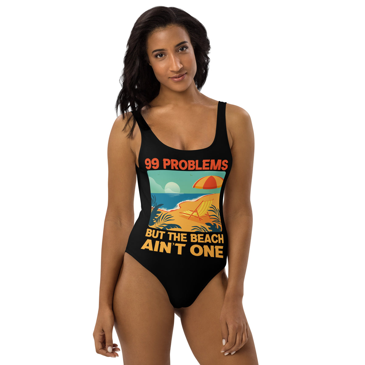 One-Piece Swimsuit hip hop 2