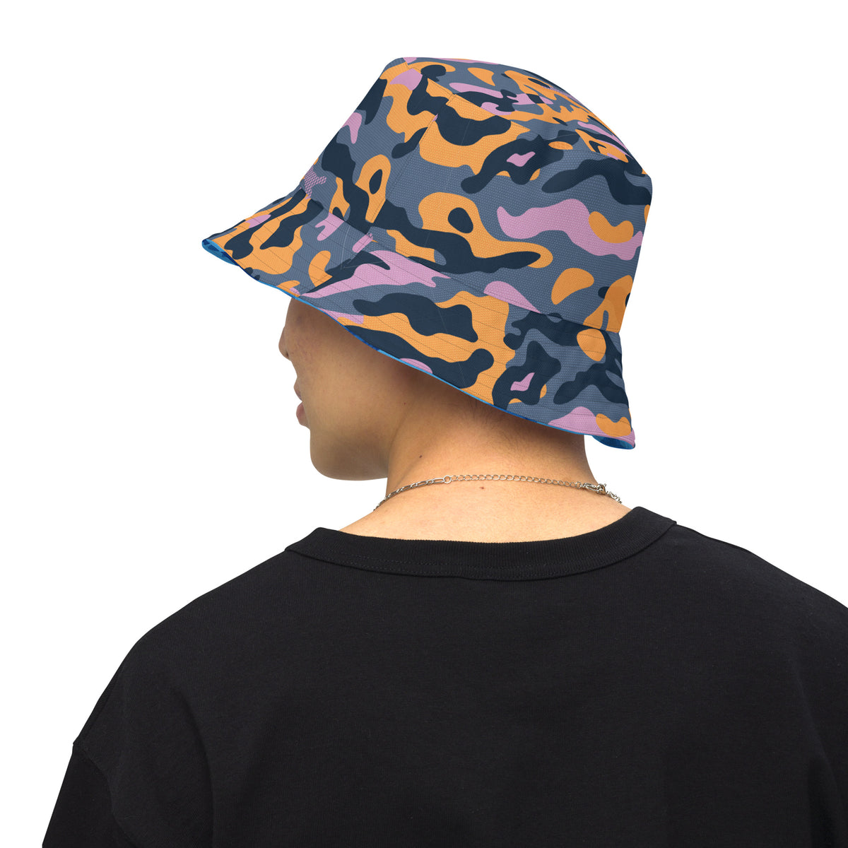 Reversible Urban Camo bucket hat