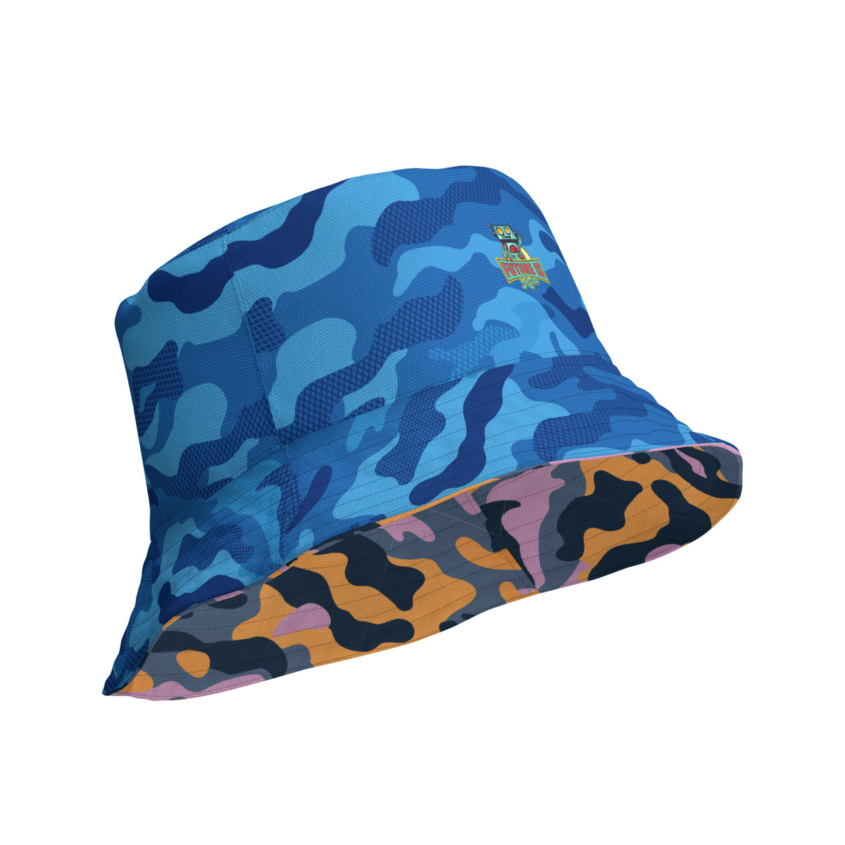 Reversible Urban Camo bucket hat