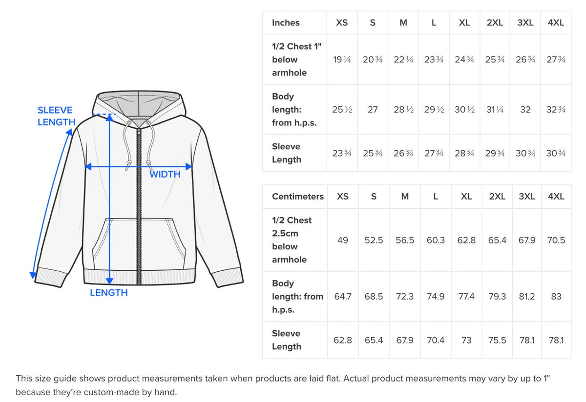 Zip Hoodie Golden Art Nouveau Print