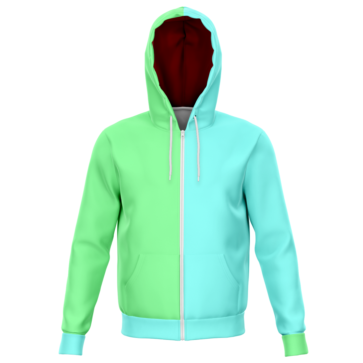 Lime Split Hoodie