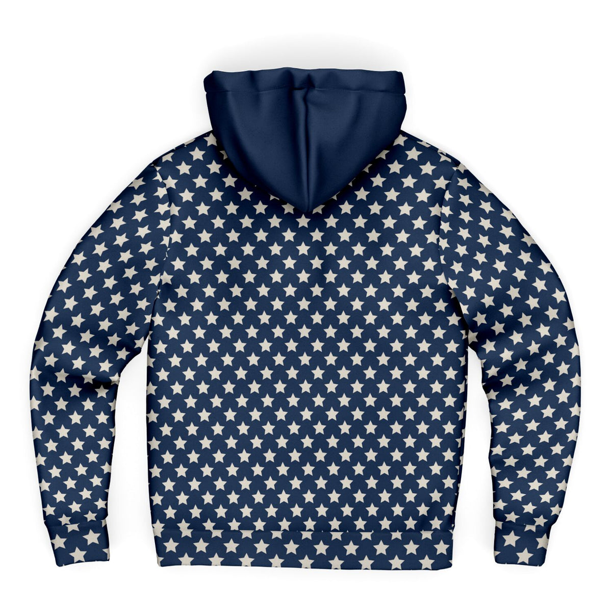 Silver Star Microfleece Zip Up hoodie - AOP