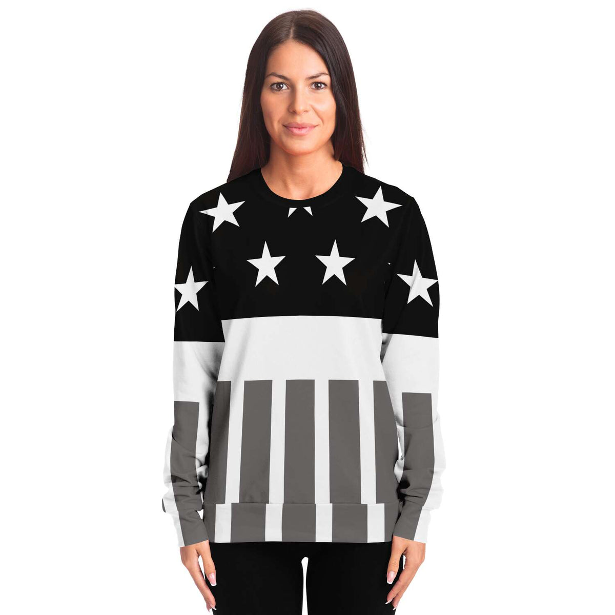 Sweat à rayures et étoiles