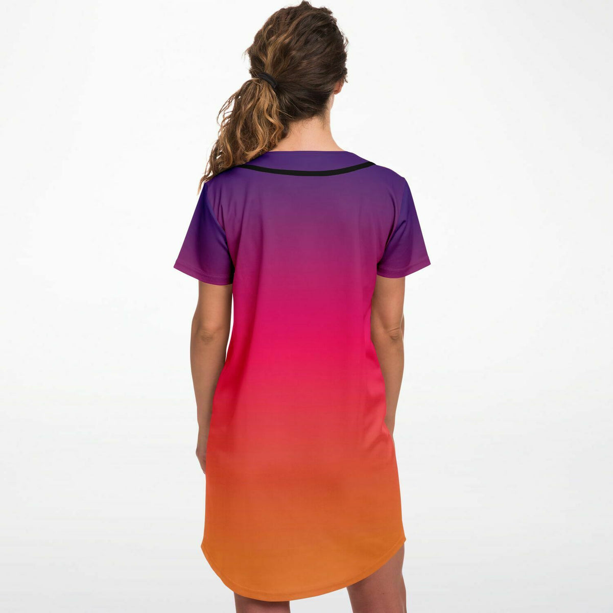 Baseball Jersey Dress - Midnight sunset