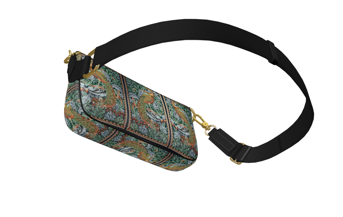 Bottomof William morris Sling bag