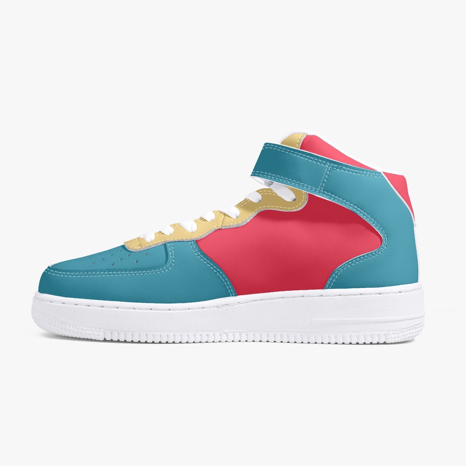Colour Block Hi-Top SneakersPlus SIze