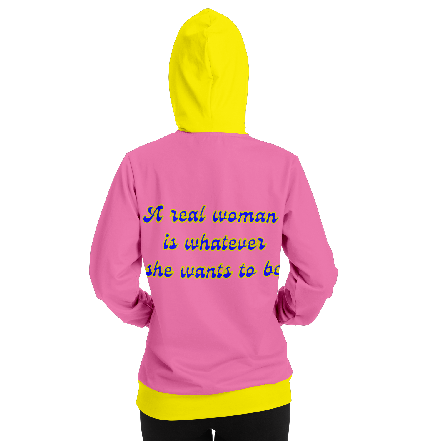 Un vrai sweat à capuche pour femme