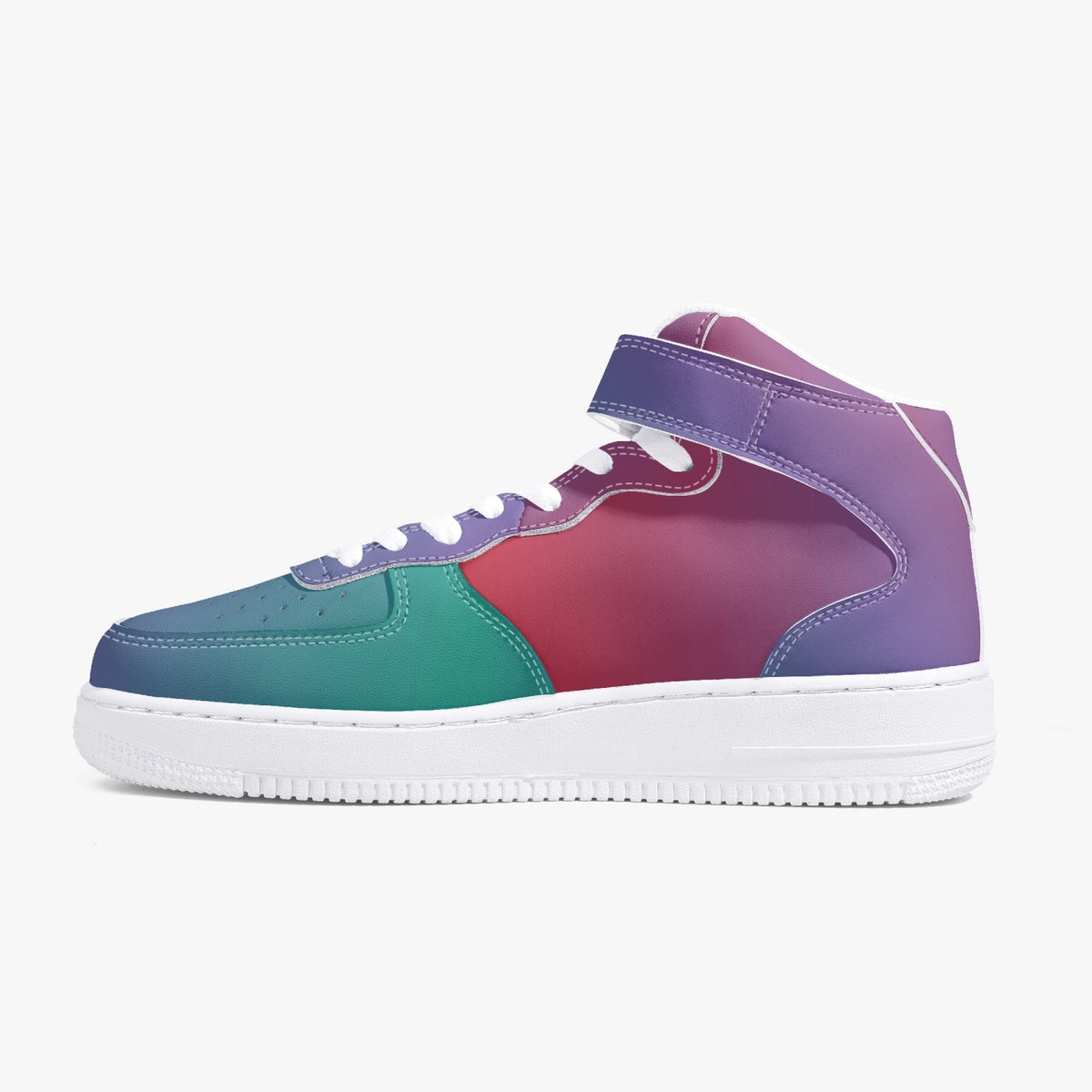 Blue Green Faded Hi Tops