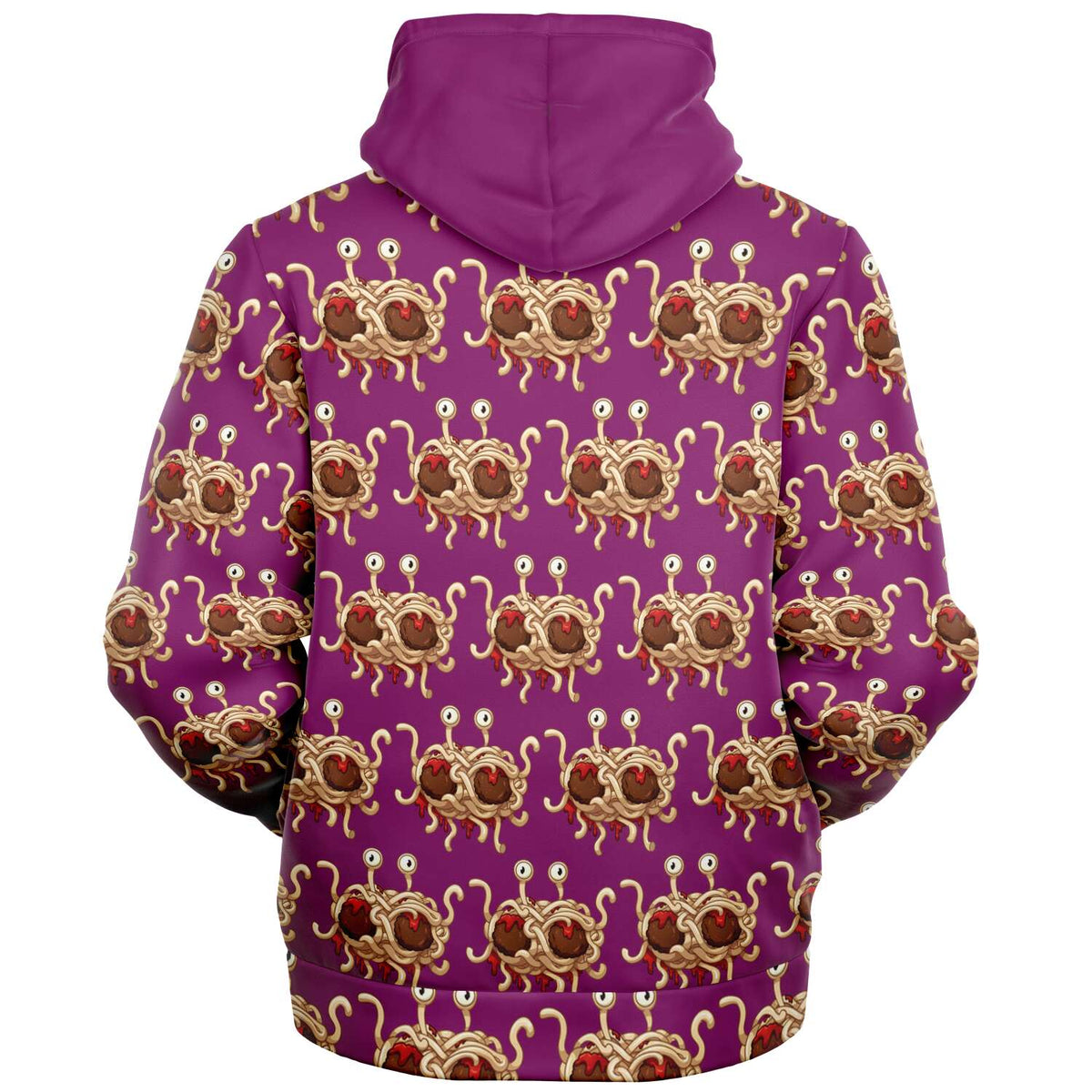 Flying Spaghetti Monster Purple Hoodie