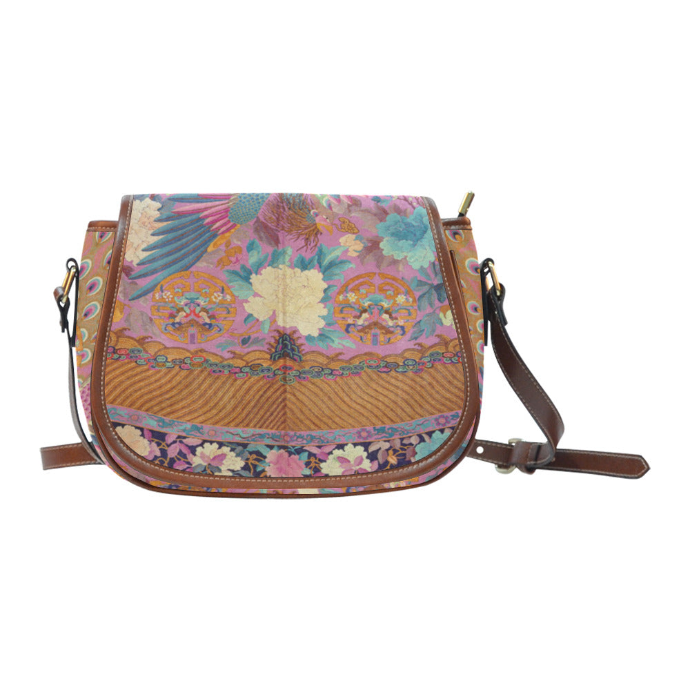 Peacock Kimono Saddle bag Saddle Bag/Large