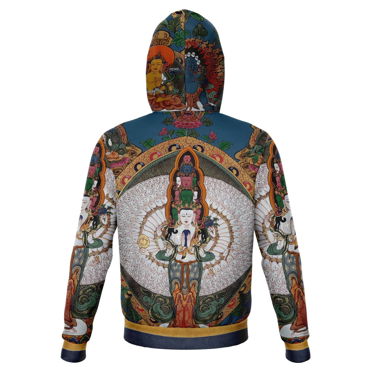 Buddha Pullover Hoodie - Tibetan Thangka