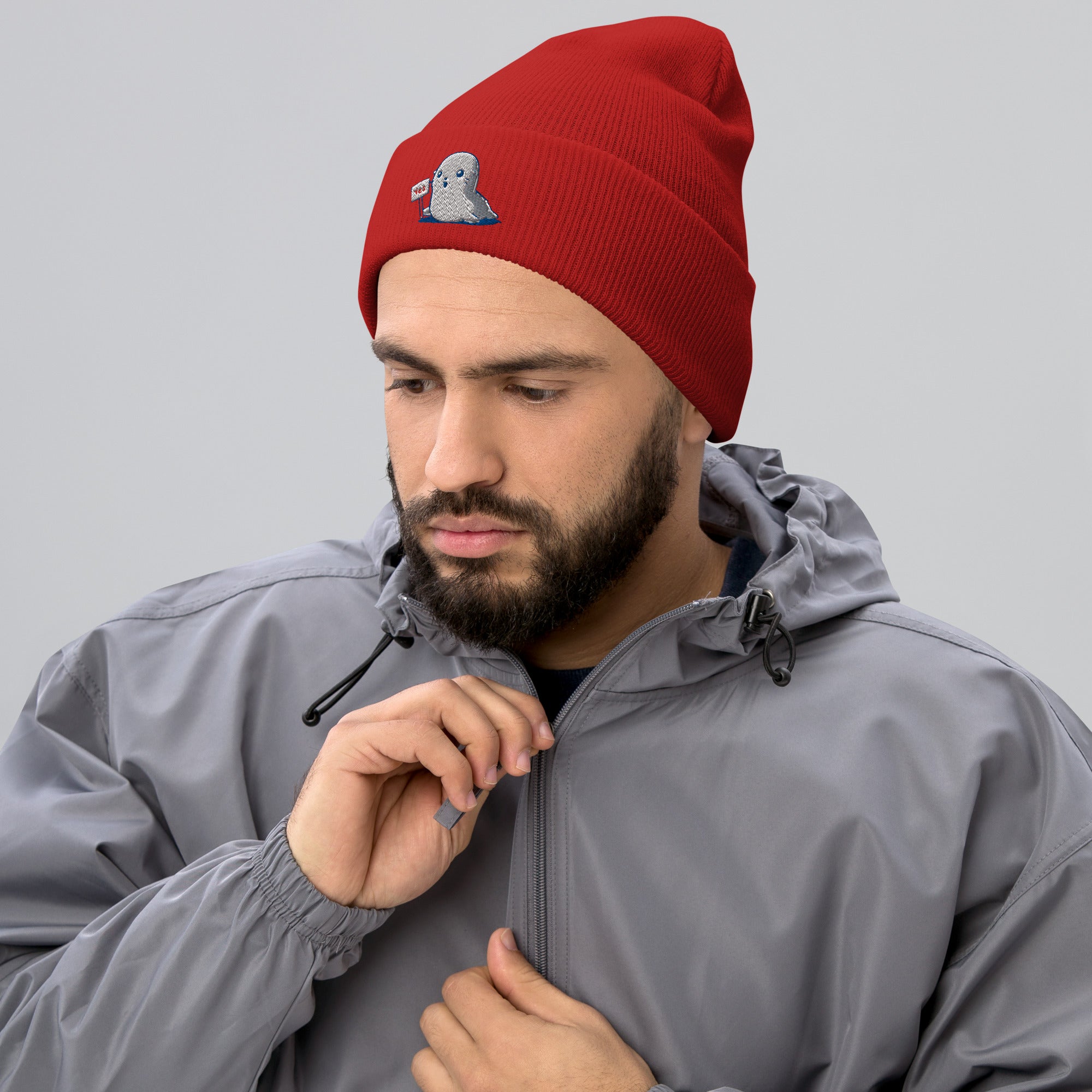 Seal of Approval Cuffed Beanie