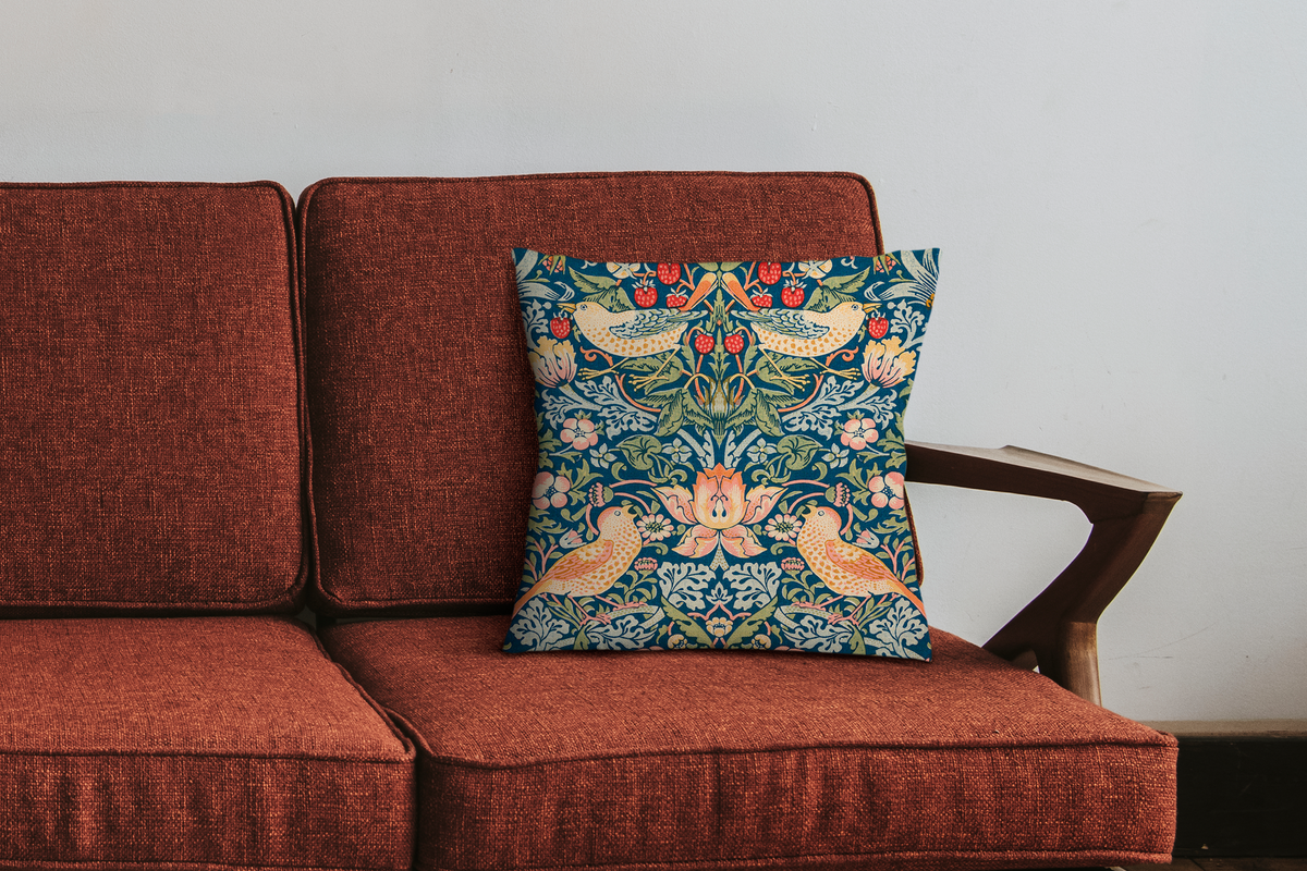 Luxus-Kissen - Jugendstil William Morris Erdbeerdiebe 