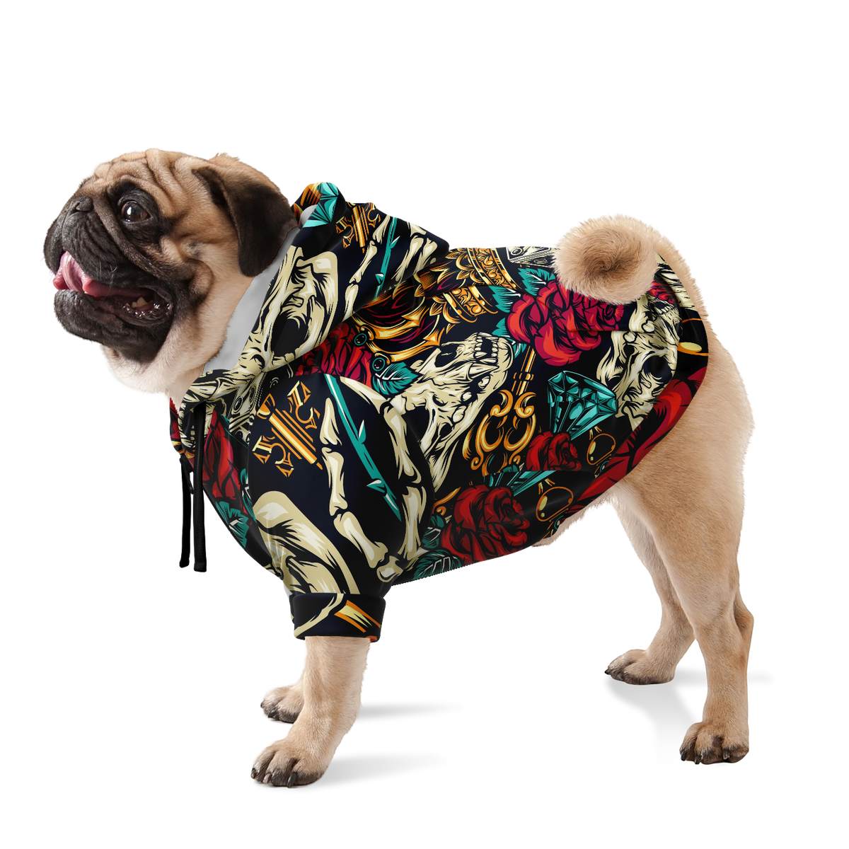 Tattoo Print Dog Jersey