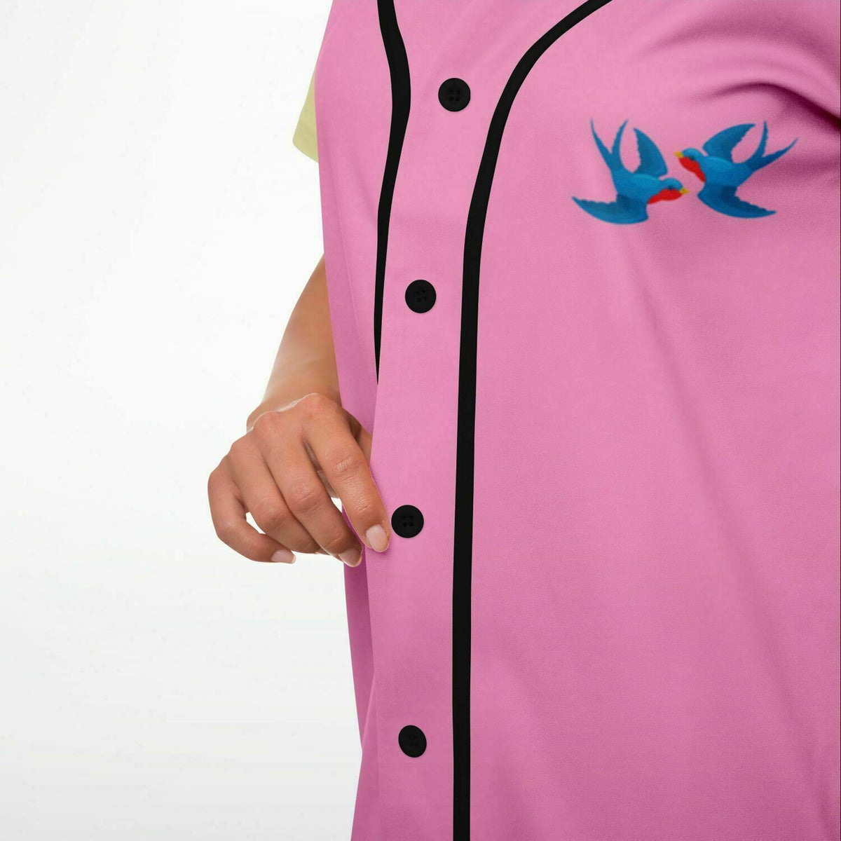 Baseball Jersey Dress Retro Pastel- Swallows