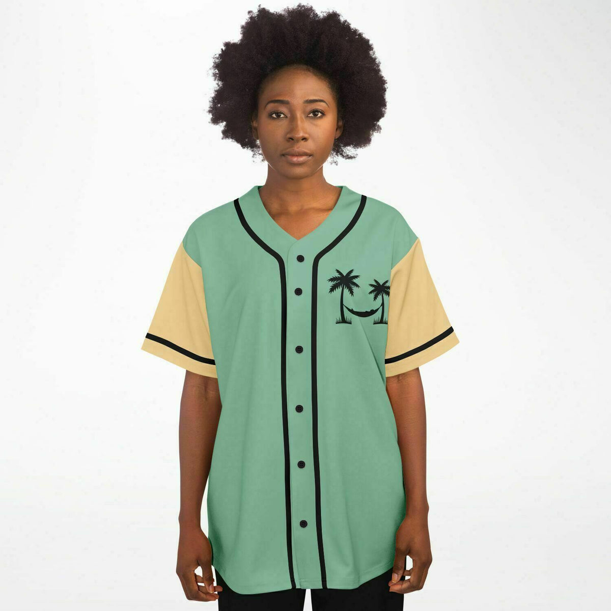 Baseball Jersey 50s Tropic, Retro Baseball Jersey
