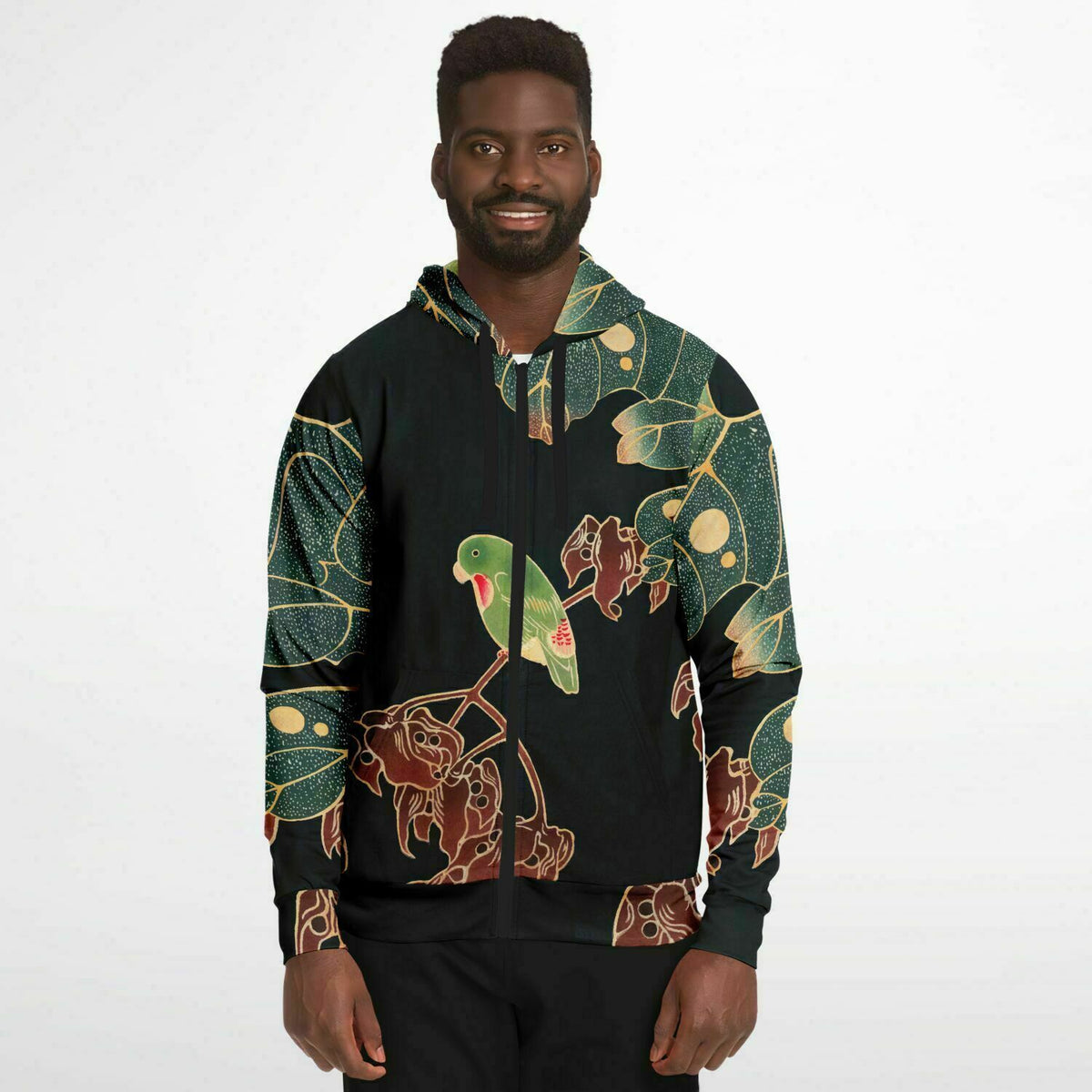 Vintage Japanese Art Athletic Hoodie for men or women