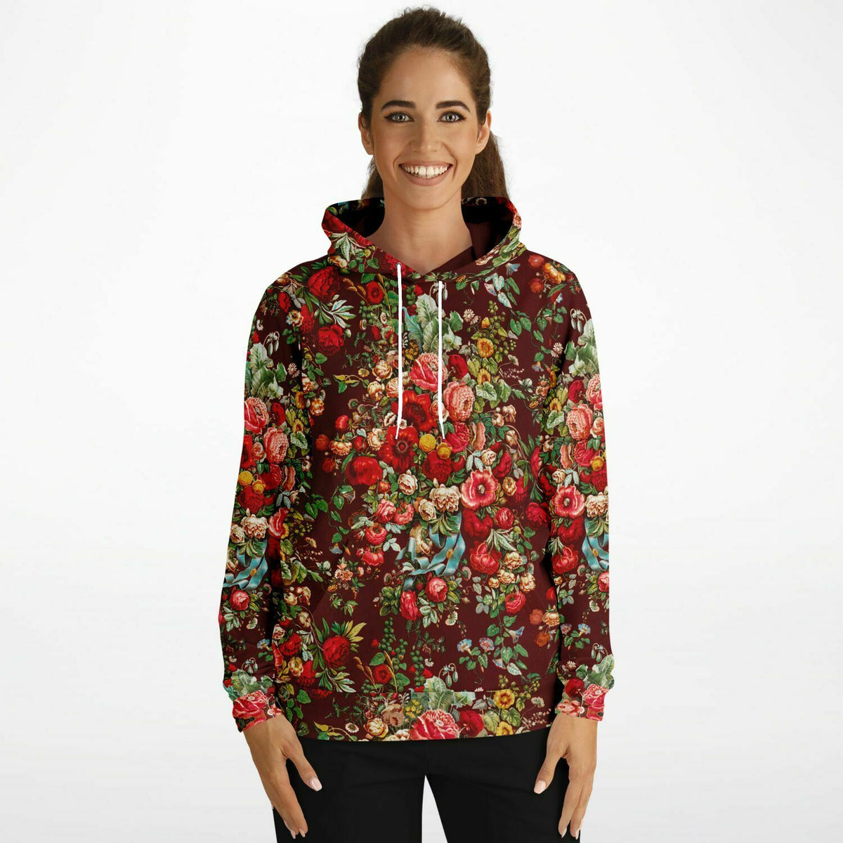 Lightweight hoodie - Art Nouveau Flowers Museum Collection