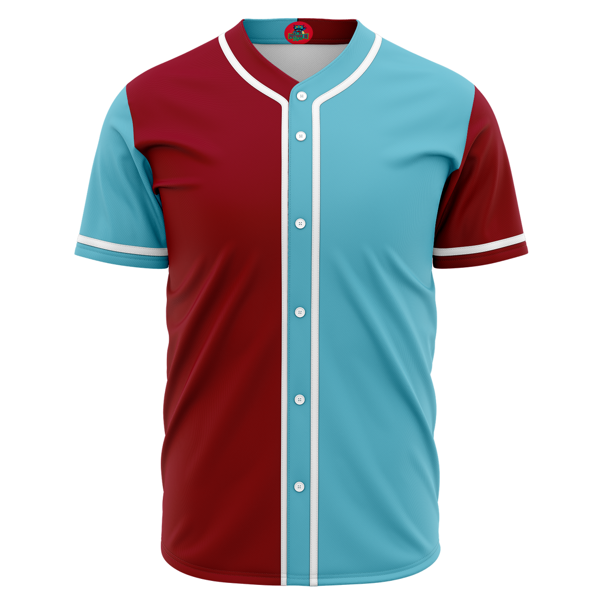 Jersey Art Déco Split Bordeaux