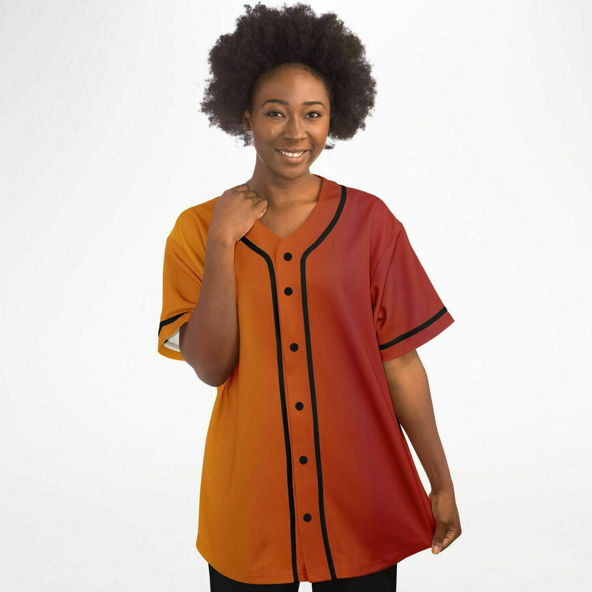 Baseball Jersey Sunburst, Retro Baseball Jersey