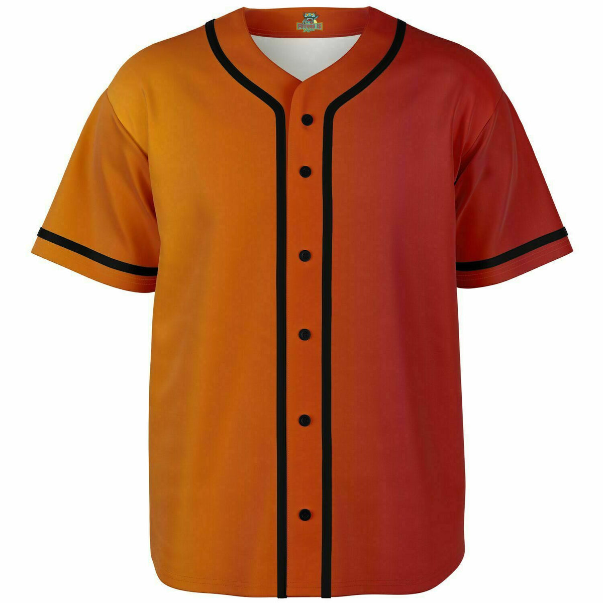 Baseball Jersey Sunburst, Retro Baseball Jersey