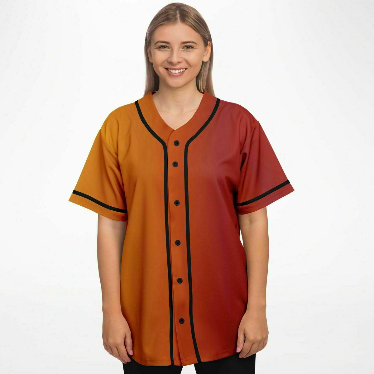 Baseball Jersey Sunburst, Retro Baseball Jersey